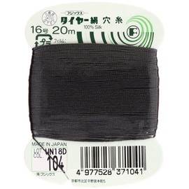 Fujix Tire Silk Hole Thread No. 16 Length 66.6 ft (20 m) col.104