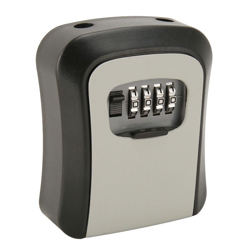 Wall Mounted Key Lock Box Resettable Code Safe Portable Combination