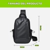 NIERBO Mochila Cruzada Multifuncional para Hombre, Bolso de Pecho Impermeable