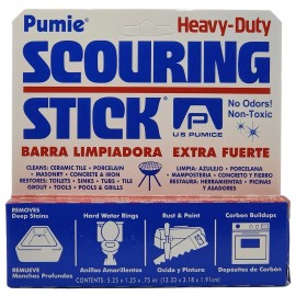 Pumie Scouring Sticks 4 Pack Powerful All Purpose Cleaning Tool for Tough Stains