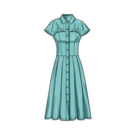 Simplicity Women's Dresses P5 (38-40-42-46-48) in White