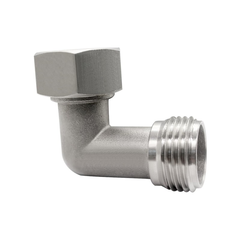 Fitvell 3/4 Inch Stainless Steel 90 Degree Elbow Adapter for