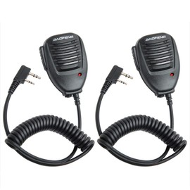 BAOFENG Microphone Police Walkie Talkie Mic Accessories Ham Radio Speaker Mic for UV-5R BF-F8HP Pro 5RM GM21 UV-5G Plus GM-15PRO GM-5RH K5PLUS AR-152 Quansheng UV-K5 (2)