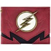 Flash Fastest Man Alive Gold Metallic Bolt Emblem Wallet Bi-Fold