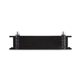 Mishimoto MMOC-10-8BK Universal 10-Row Oil Cooler, 8AN, Black