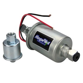 Megaflint E8012S Universal Electric Fuel Pump Low Pressure 5-9 PSI 12V w/Installation Kit