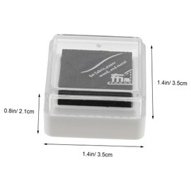 DOITOOL 5Pcs DIY Ink Pad for Paper Wood Multi Color Stamp Pads Stackable Boxes Non Toxic Graffiti Painting Tools for Scrapbooking Nursery Decoration and Creative Activities Random Color