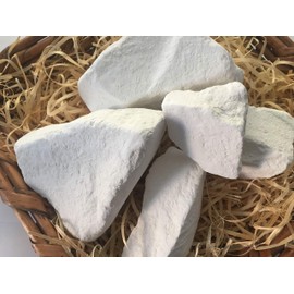 UCLAYS WHITE MOUNTAIN edible Chalk chunks (lump) natural for eating (food), 4 oz (110 g)