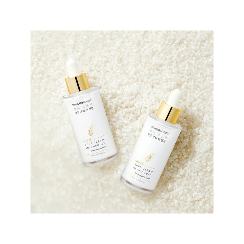 Thank You Farmer 강화 교동쌀 맑음 크림 인 앰플 50ml