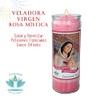 VELADORA VIRGEN ROSA MÍSTICA | PROTECCIÓN, PAZ Y ARMONÍA, VELA