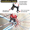 RUJOI Disc Brake Conversion Kit, 1Pcs Disc Brake Adapter Bracket