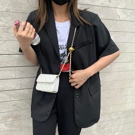 Mini bolsa de cintura para mujer, bolso de cintura pequeño a la moda, para mujer, accesorios Y2K de moda, Blanco, Pequeño, Moderno