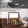 Miratino Cologne Organizer for Men, Wood Cologne Stand with Drawer,