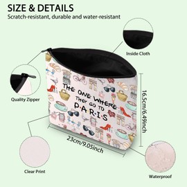 Paris Trip Makeup Bag France Lovers Gift Paris Travel Bag Gift Paris Souvenir Gift Paris Welcome Bag France Paris Housewarming Gift (Paris CA)