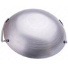 14 Inches Carbon Steel Round Bottom Wok with Two Side