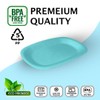 ECO Reusable Plastic Set-of-2 Serving Platter Ideal for Picnics and