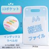 Himemaru File Print Organizer, A4 Vertical Tongue File Vertical <13