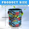 Dinosaur Cartoon Laundry Basket Oxford Cloth Funny Laundry Hamper With