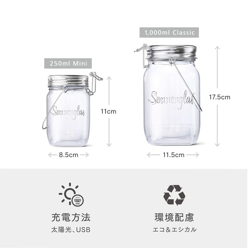 SONNENGLAS® Mini Solar Lantern, Equipped with German Advanced Green Technology,
