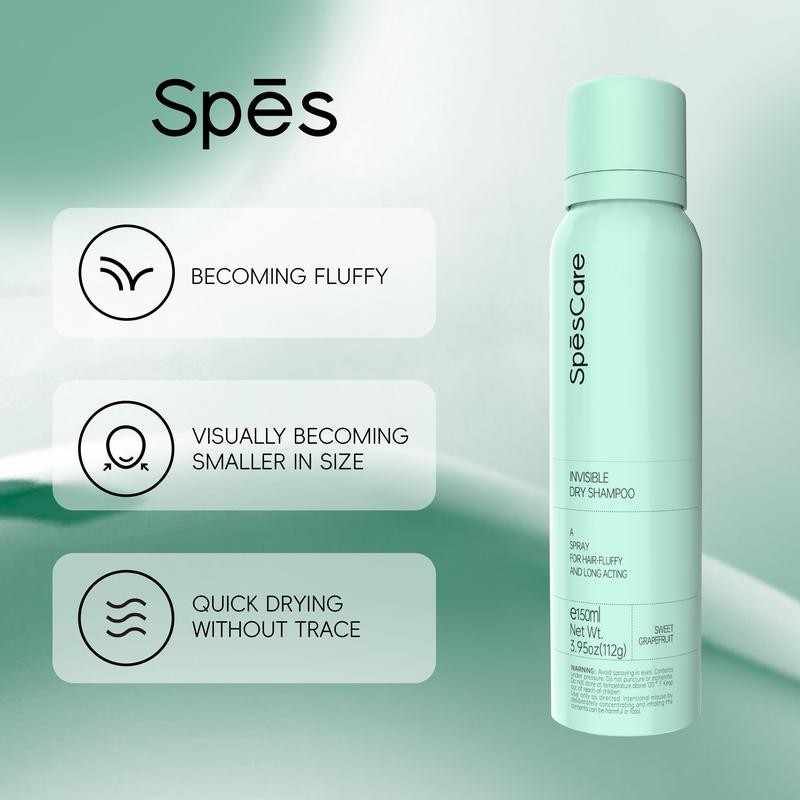SpēsCare Invisible Dry Shampoo Sweet Grapefruit Scent 3.95oz - Specification: