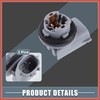 ACROPIX Car Rear Bumper License Plate Light Bulb Socket Connector