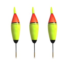 Fishing Bobbers, EVA Foam Night Fishing Float Luminous Glowing Bobbers for Pike Perch Carp Bass, 3 Pack, Green LED, 20g