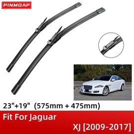 2 Wipers 23" 19" Front Wipers Replacement Fit for Jaguar XJ 2009-2017, Windshield Wiper Blades Original Equipment Wiper Blade, That Meet OEM Quality Easy DIY Install Premium All-Season
