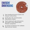 FUSL Copper Sponge Scratch-Free Pack of 3 - Antibacterial Cleaning