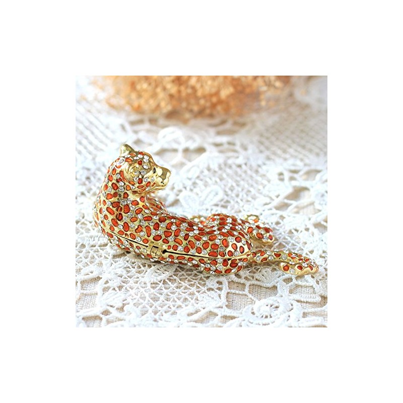 [pixia-su] PIEARTH jewelry box Leopard Brown