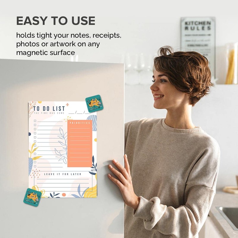 1x Square MDF Magnet 5cm - Map Australia Travel Attractions