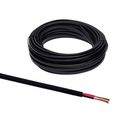 BEIJISTAR 5M 2x0.75mm² Automotive Flat Twin Cable, 12V 24V 2 Core Red/Black Trailer Cable, 2 Core Thin Wall Electricl Wire Car Cable for Caravan Truck RV Trailer 5/10/20 Meters