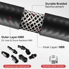 3/8 Fuel Hose Line 25FT, 6AN Fuel Line Kit Push