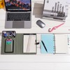 WASON A5 Journal Binder PU Leather Composition Notebook Ruled Spiral