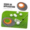 Parliky 2pcs Golf Putting Cup Portable Indoor Putting Aid for