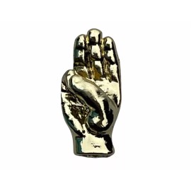 Advantage Pledge Promise Hands Gold Tone 5/8 inch Hat Lapel Pin AV0302 F6D2S