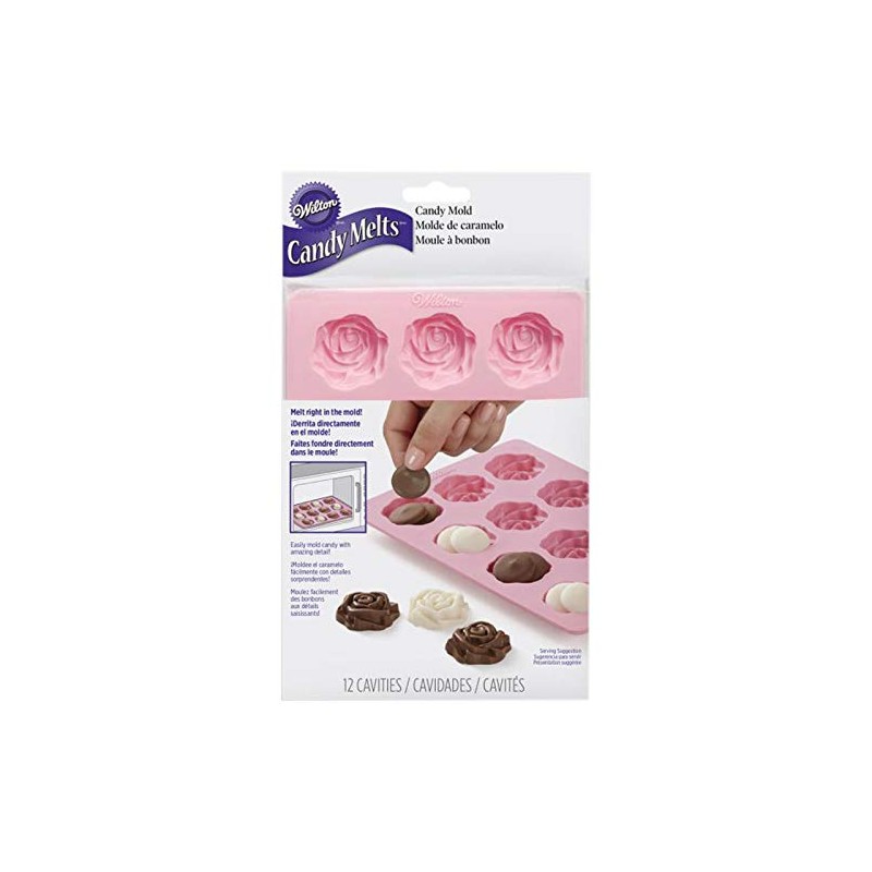 Wilton Rose Silicone Candy Mold