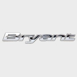 Bryant Boat Raised Logo Decal U35307-01 | Silver Chromax Sticker