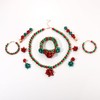 Boderier Christmas Jewelry Set for Women - Bow Necklace, Earrings,