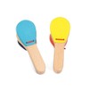 Toyvian Kids Wooden Toys Musical Wooden Castanet Clapper Finger Castanet