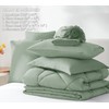 CozyLux King Comforter Set with Sheets 7 Pieces Bed in