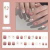 NIUANIUA Nail Tip, Short, False Nails, Cute, Round Tip, Fashion,