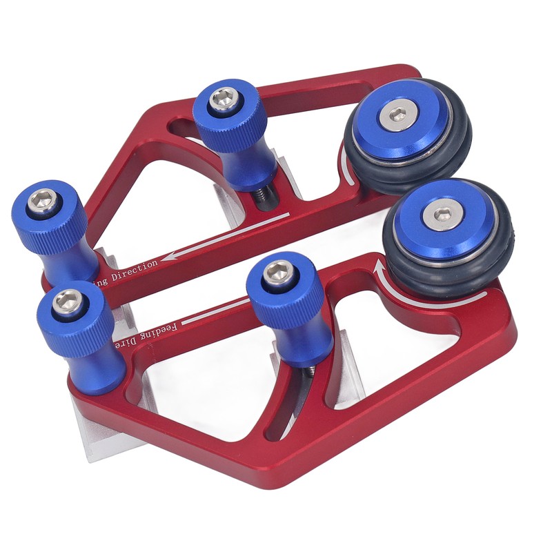 Woodworking Bearing Stock Feeder with Sliding Blocks Table Saw Feed