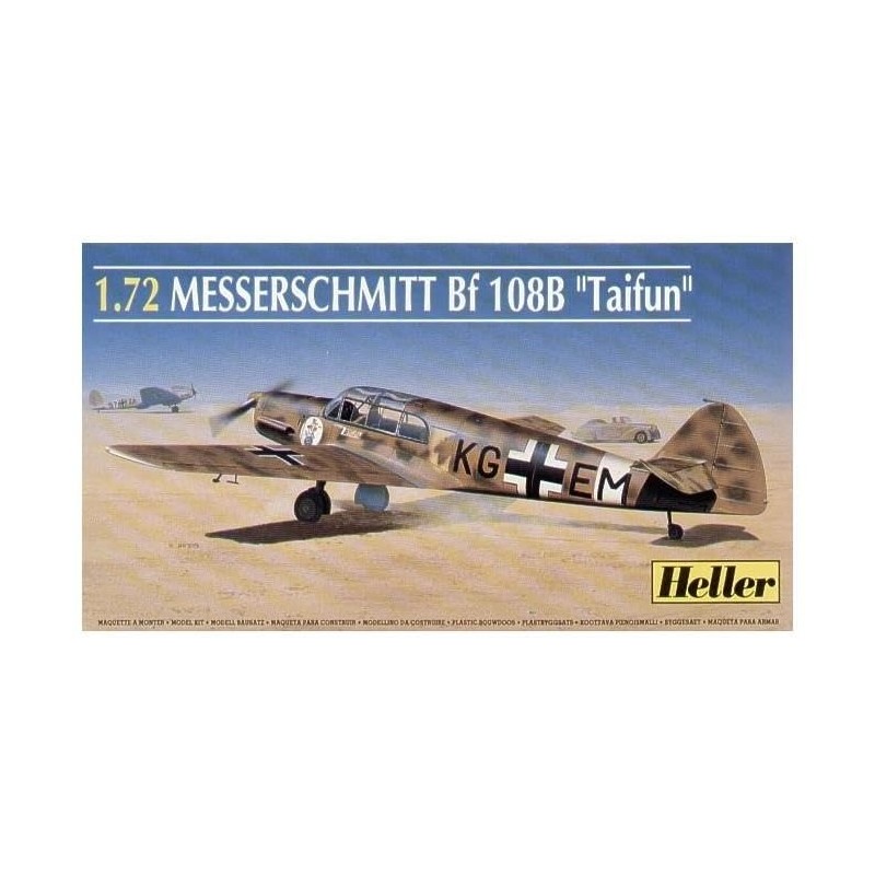 Heller 80231 Modellbausatz Messerschmitt Bf 108 B Taifun