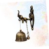 Levemolo Elephant Door Bell Metal Wind Chime Bells Retro Ornament