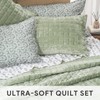 RECYCO Luxury Velvet Quilt Set Full Queen Size Bedding Sets,