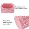 Makeup Brush Holder, Large Capacity Round Handcrafted Cosmetics Brushes Storage