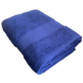 Sue Rossi Towels 100% Turkish Combed Organic Cotton, 600gsm Thick, Plush Soft & Highly Absorbent, Quick Dry Home Or Hotel Quality Bathroom Towel (Navy Blue, Bath Towel)