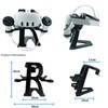 VR Headset Desk Stand with Controller Holder (White) Compatible with