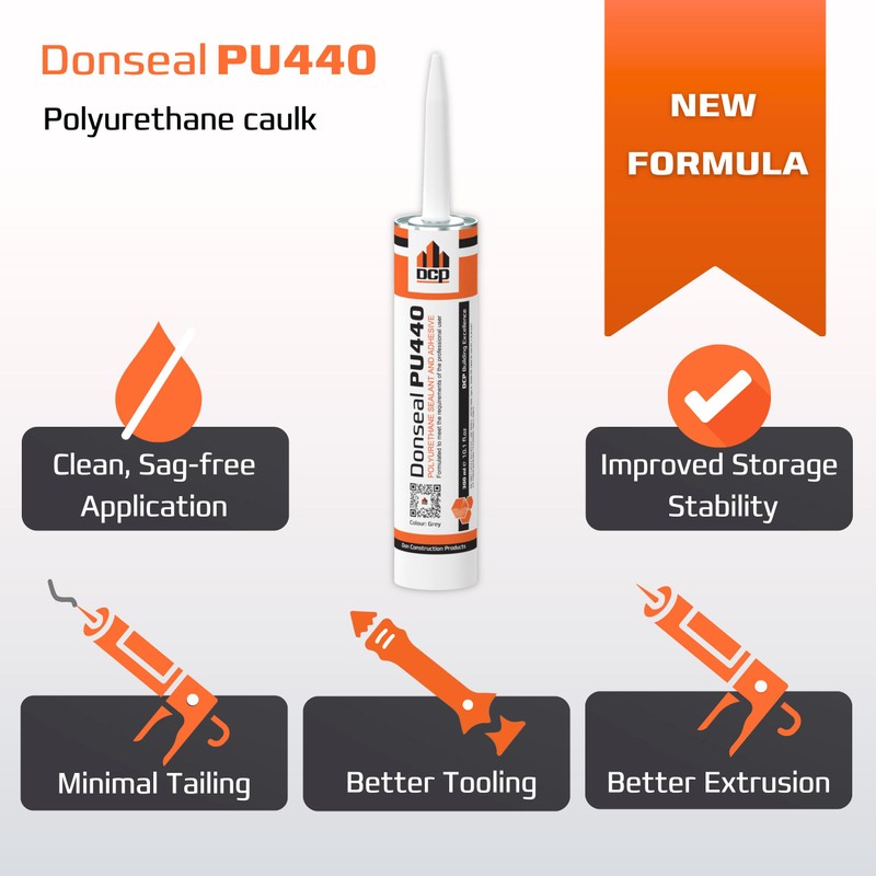 DCP Donseal PU440 Polyurethane Concrete Sealant 1 Pack– Non-Sag Concrete