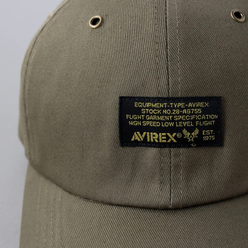 Avirex Men’s Military Tag Baseball Cap, Hat, Cotton Cap, Polo